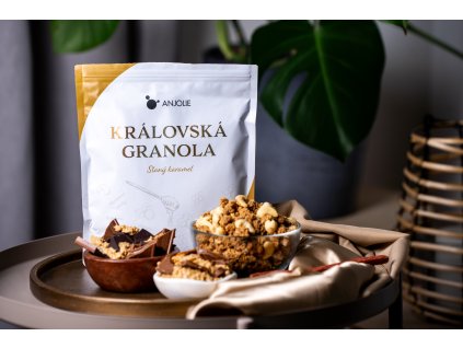 Kráľovská granola – Slaný karamel