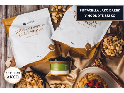 Kráľovská granola – Slaný karamel