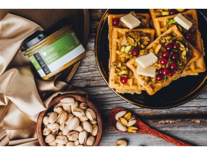 Pistacella - Pistáciové maslo s tahini a bielou čokoládou 200g