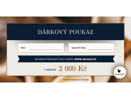 Darkovy poukaz eshop 2000 Kc