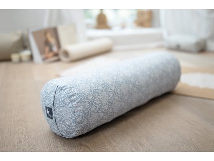 Bolster na jógu mandaly modrá
