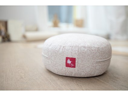 meditační polštářek starorůžová