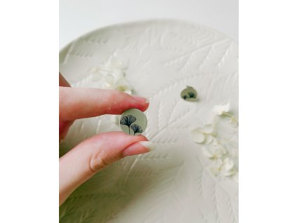 Ginkgo kruhy zlaté hladké 02