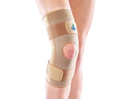 Návlek kolena elastický s kĺbovými dlahami a otvorom pre patelu (J76561) - anmedplus.sk