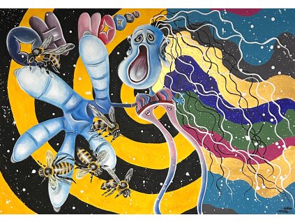 Vypadáš, jako by ti uletěly včely