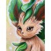 Leafeon-Eevee evoluce malovaný obraz