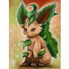 Eevee Leafeon evoluce obaz na plátně