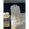 Off White Pure Silk Lounge Shirt