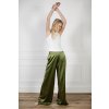 SIGNATURE LOOSE-FIT PURE SILK TROUSERS