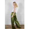 SIGNATURE LOOSE-FIT PURE SILK TROUSERS