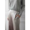 SIGNATURE LOOSE-FIT PURE SILK TROUSERS