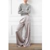 SIGNATURE LOOSE-FIT PURE SILK TROUSERS