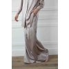 SIGNATURE LOOSE-FIT PURE SILK TROUSERS