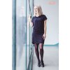 Rosmarina šaty krátký rukáv starorůžová