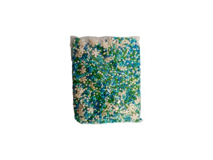 Cukrové zdobení Modro-zeleno-bílé 50g