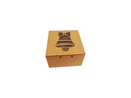 Přírodní krabička Zvoneček 10x10x6,3 cm