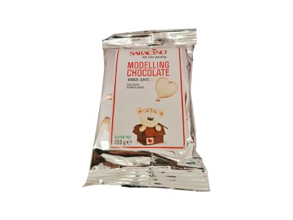 Saracino modelovací čokoláda Bílá 250g