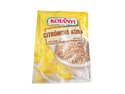 Citronová kůra krájená Kotanyi 14g