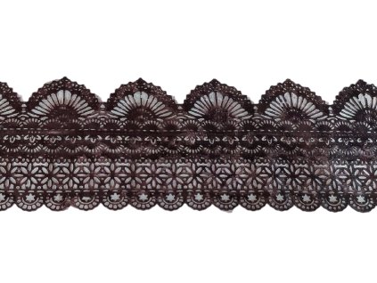 Jedlá krajka 3 ks Černá č.3