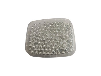 Cukrové perly stříbrné velké 50g 6mm