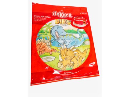 Jedlý papír Dinosauři 20 cm