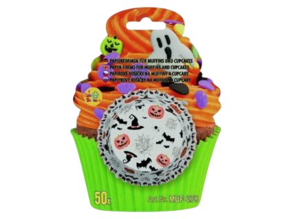 Košíčky Halloween 5cm Bílé 50ks