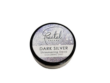 Dekorativní Prachová barva Fractal perleťová Dark silver 2,5g