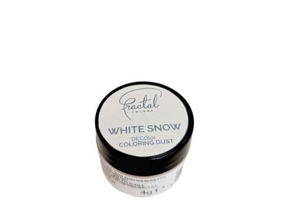 Prachová barva Fractal White snow 4g
