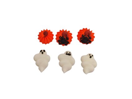 Cukrové dekorace Halloween 6ks (více variant)