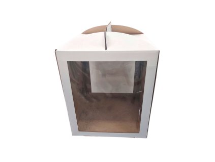 Dortová krabice se dvěma okýnky 30x30x35cm