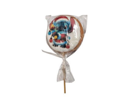 Vánoční perníček Stitch zápich 6cm