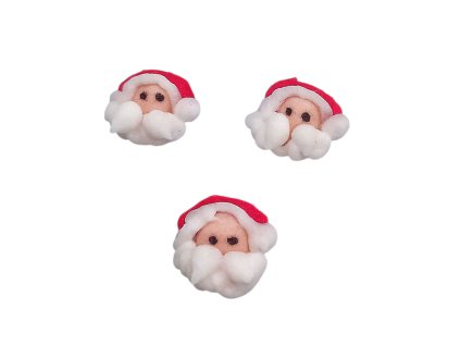 Cukrová dekorace Santa 1,5cm 20ks