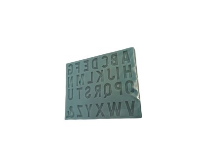 Silikonová formička Abeceda 14,5x11 cm