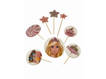 Cukrové zápichy Barbie