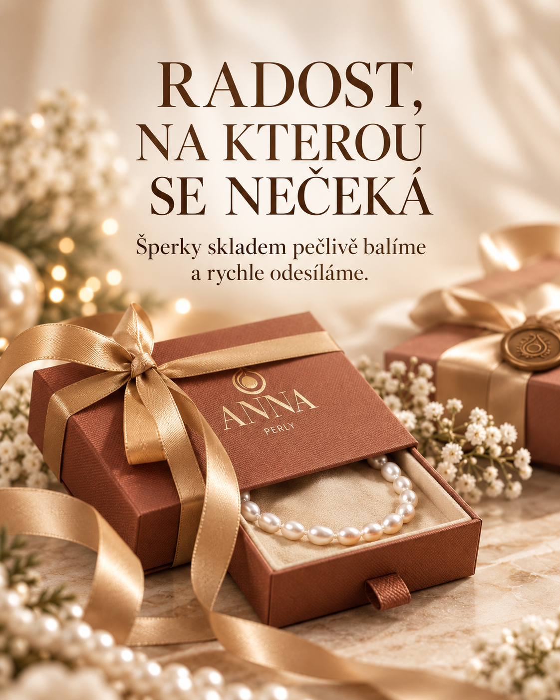 ANNA PERLY – radost z darování a rozbalování perlových šperků