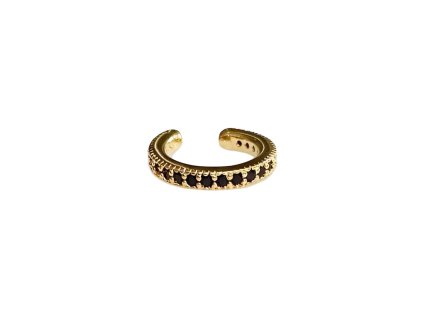 Dámská náušnice Ear Cuff Onyx