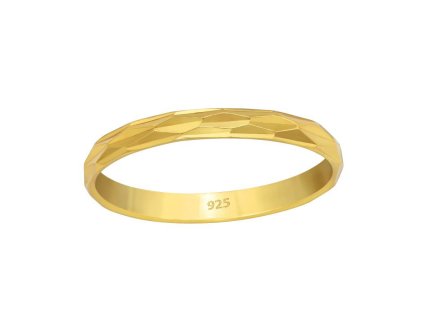 983 damsky prsten z pozlaceneho stribra