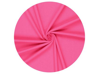 Len s bavlnou magenta
