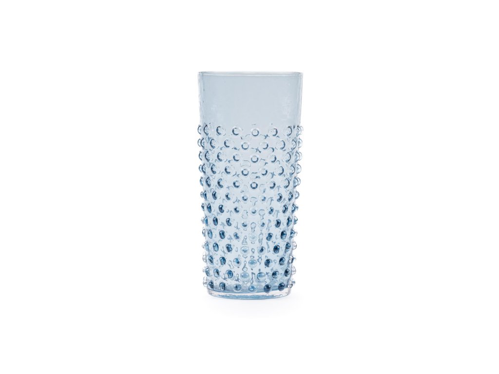 3144 4 hobnail long drink 400 ml blue smoke