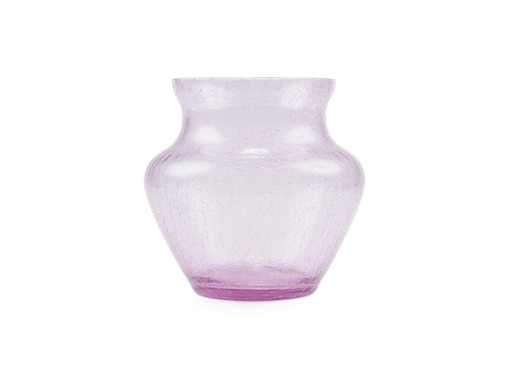 5107 1 frosty dahlia vase 22 cm lilla