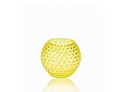 Hobnail Globe Vase 18 cm Citron