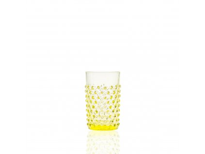 Hobnail Glass Citron