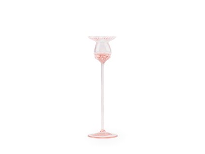 2281 4 tulipan candle holder 25 cm rosa