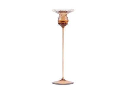 2293 tulipan candle holder 30 cm new brown