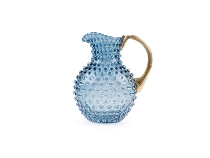 2805 2 paris hobnail jug 2l blue smoke gold