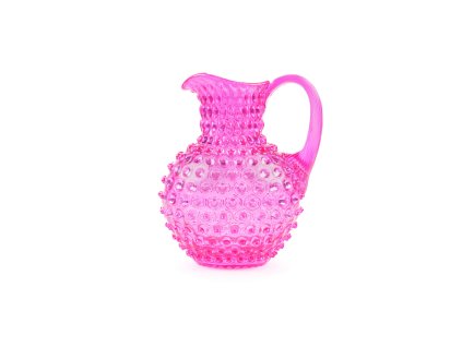 2841 1 alice s paris hobnail jug 2l bright neon pink