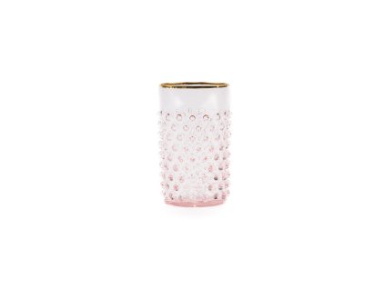 3180 11 hobnail tumbler 250 ml rosa gold