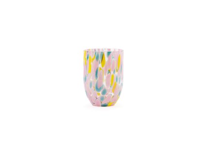 3360 14 big confetti tumbler 250 ml rosa yellow tyrkys