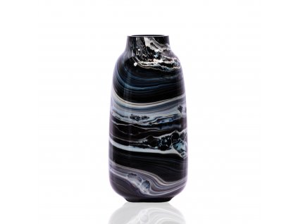 Volcano Vase Blue Agate