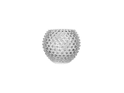 388 1 hobnail globe vase 18 cm crystal